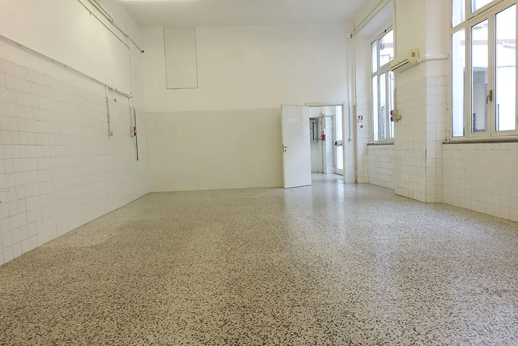 Reverse shot of the space