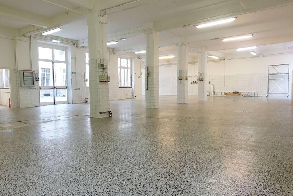 Il salone principale di Spazio Bergognone 26