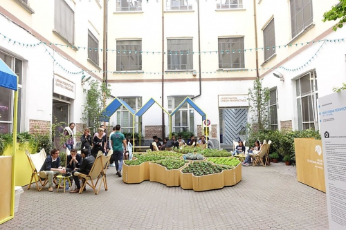 cortile spazio bergognone evento mini